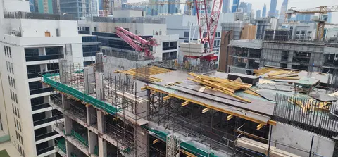 Ход строительства Elemental 22, Jumeirah Garden City — 9 июля 2026, готовность 25,86%, снимок 8 из 8