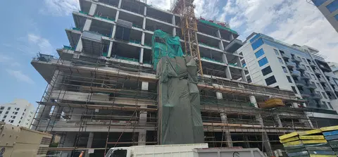 Ход строительства Elemental 22, Jumeirah Garden City — 9 июля 2026, готовность 25,86%, снимок 5 из 8