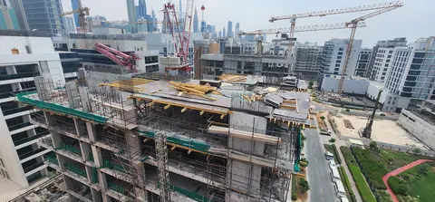 Ход строительства Elemental 22, Jumeirah Garden City — 9 июля 2026, готовность 25,86%, снимок 4 из 8