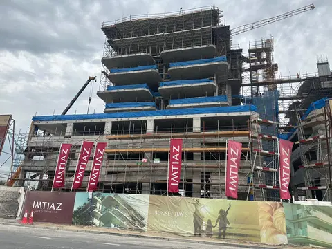 Ход строительства Sunset Bay 3, Dubai Islands — 23 марта 2026, готовность 22.73%, снимок 3 из 11