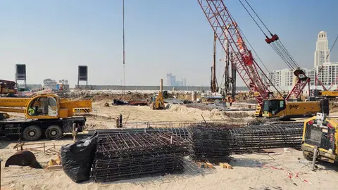 Altan, Dubai Creek Harbour construction progress — 19 September 2025, 4.44% complete, photo 1 of 7