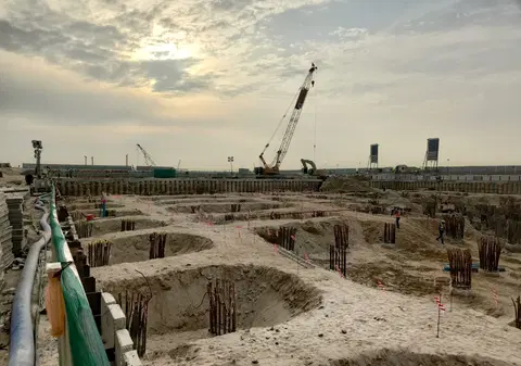 Altan, Dubai Creek Harbour construction progress — 31 December 2025, 6.73% complete, photo 3 of 5