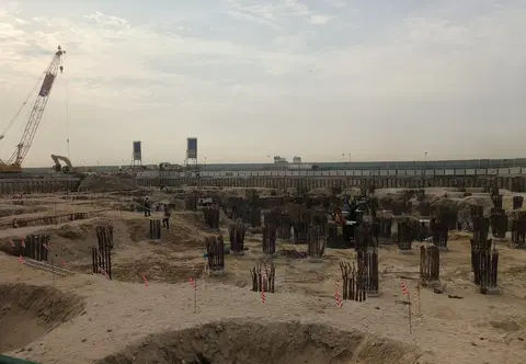 Altan, Dubai Creek Harbour construction progress — 31 December 2025, 6.73% complete, photo 2 of 5