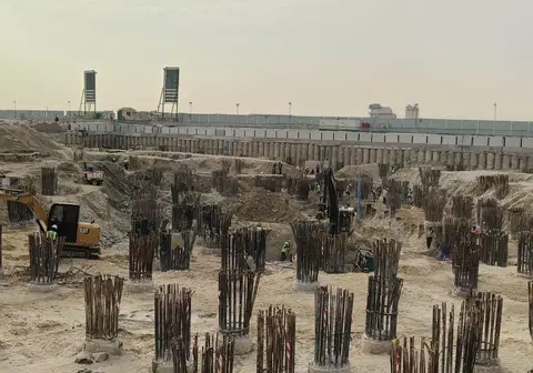 Altan, Dubai Creek Harbour construction progress — 31 December 2025, 6.73% complete, photo 1 of 5