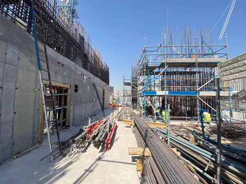 Albero, Dubai Creek Harbour construction progress — 2 July 2026, 11.00% complete, photo 1 of 3