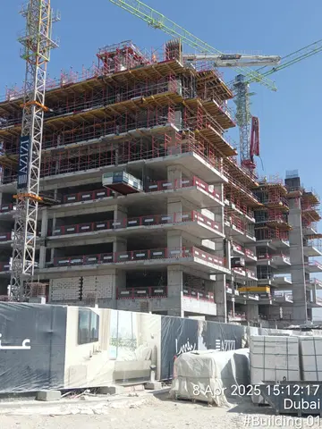 Azizi Riviera 49, Azizi Riviera construction progress — 8 April 2025, 28.66% complete, photo 3 of 5