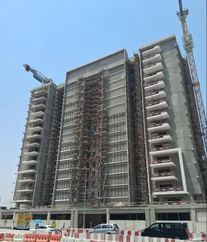 Ход строительства Azizi Riviera 49, Azizi Riviera — 7 августа 2026, готовность 54,40%, снимок 8 из 9