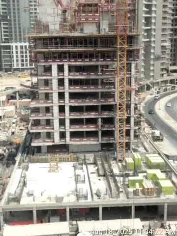 Azizi Riviera 50, Azizi Riviera construction progress — 18 August 2025, 34.59% complete, photo 4 of 12