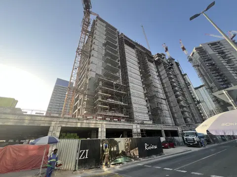 Azizi Riviera 50, Azizi Riviera construction progress — 19 January 2026, 46.39% complete, photo 3 of 12