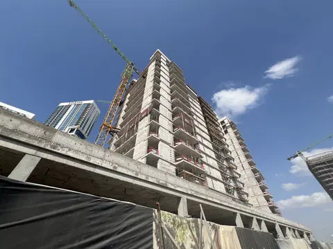Ход строительства Azizi Riviera 53, Azizi Riviera — 21 января 2026, готовность 46.29%, снимок 3 из 12