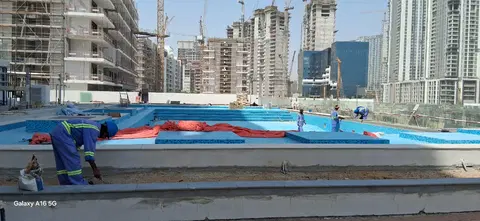 Azizi Riviera 55, Azizi Riviera construction progress — 18 August 2025, 85.64% complete, photo 3 of 7