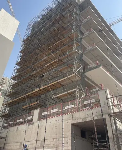 Azizi Riviera 60, Azizi Riviera construction progress — 12 September 2025, 54.34% complete, photo 6 of 10