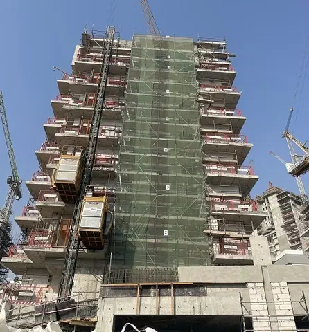 Azizi Riviera 60, Azizi Riviera construction progress — 12 September 2025, 54.34% complete, photo 5 of 10