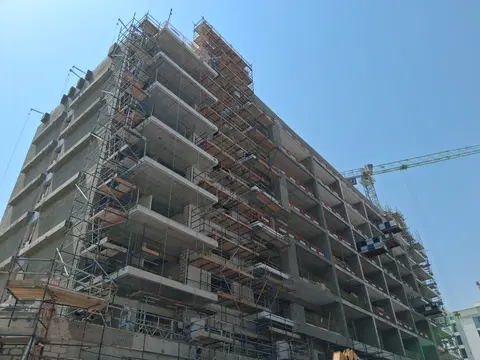 Azizi Riviera 62, Azizi Riviera construction progress — 12 September 2025, 56.60% complete, photo 11 of 14