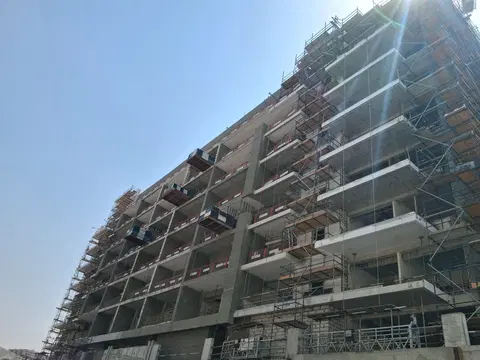 Azizi Riviera 62, Azizi Riviera construction progress — 12 September 2025, 56.60% complete, photo 9 of 14