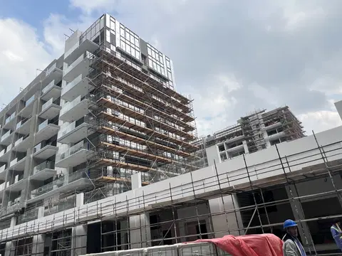 Azizi Riviera 62, Azizi Riviera construction progress — 21 January 2026, 70.22% complete, photo 2 of 6