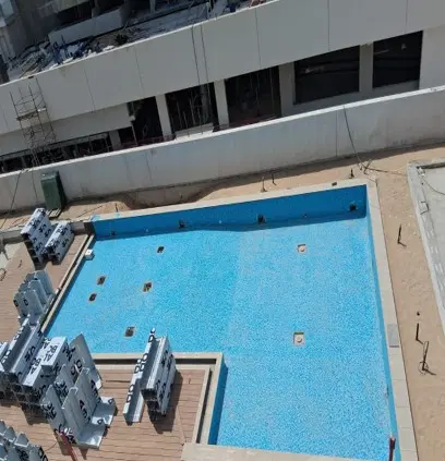 Ход строительства Azizi Riviera 62, Azizi Riviera — 30 июля 2026, готовность 90,80%, снимок 10 из 10
