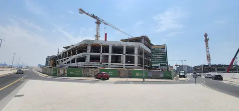 Ход строительства Luzora Residences, Dubai Islands — 9 июля 2026, готовность 21,34%, снимок 2 из 9