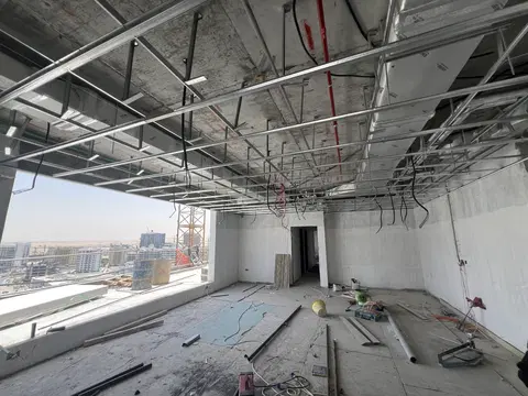 Ход строительства Dalmore Tower, DubaiLand Residence Complex — 19 мая 2026, готовность 86,78%, снимок 6 из 9