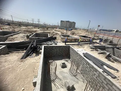 Hills View At Wasl Gate, Al Furjan construction progress — 1 June 2026, 3.89% complete, photo 2 of 10