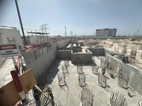 Hills View At Wasl Gate, Al Furjan construction progress — 1 June 2026, 3.89% complete, photo 1 of 10