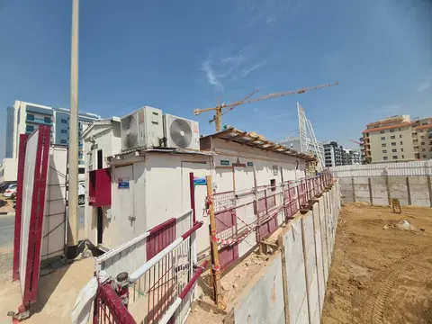 Elevia Residences, International City 2 construction progress — 30 April 2026, 3.02% complete, photo 3 of 5