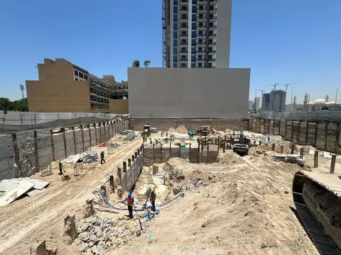 Essenlife Residence, Jumeirah Village Triangle construction progress — 4 June 2026, 6.10% complete, photo 4 of 5