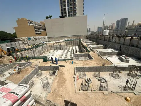 Ход строительства Essenlife Residence, Jumeirah Village Triangle — 16 сентября 2026, готовность 7,21%, снимок 2 из 8