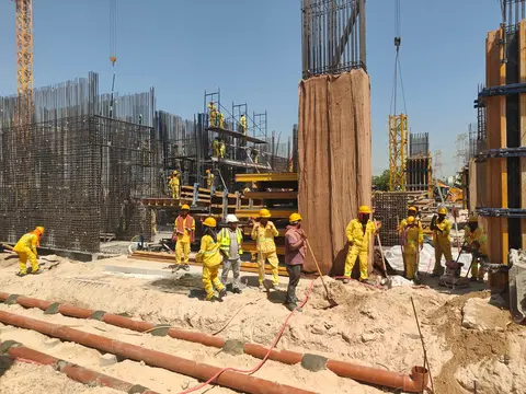 Ход строительства Sol Levante, JVT District 1 — 6 июля 2026, готовность 7,19%, снимок 4 из 6