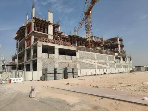 Ход строительства Lusin Residences By Ermax Development, Dubai International City — 10 ноября 2025, готовность 26.13%, снимок 4 из 8
