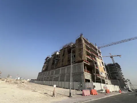 Lusin Residences By Ermax Development, Dubai International City construction progress — 18 June 2026, 35.03% complete, photo 2 of 6