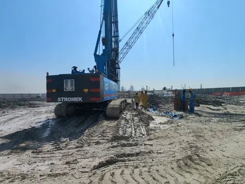 The Mural by Beyond, Jumeirah Peninsula Bay construction progress — 24 October 2025, 0.40% complete, photo 2 of 6