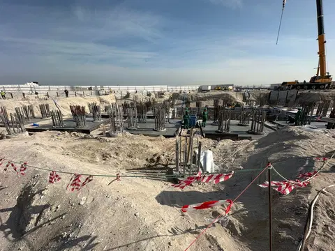 The Mural by Beyond, Jumeirah Peninsula Bay construction progress — 28 January 2026, 6.43% complete, photo 1 of 10