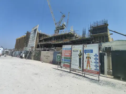 The Mural by Beyond, Jumeirah Peninsula Bay construction progress — 1 October 2026, 16.64% complete, photo 5 of 7