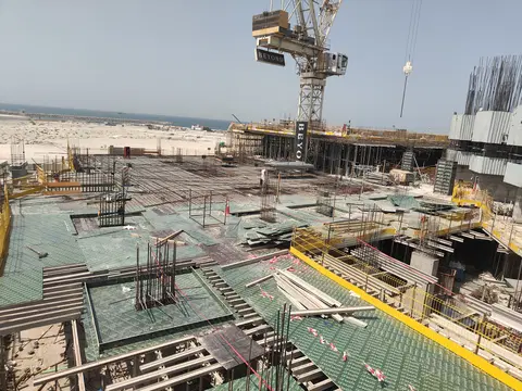 The Mural by Beyond, Jumeirah Peninsula Bay construction progress — 1 October 2026, 16.64% complete, photo 4 of 7