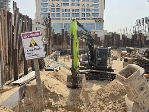 Ход строительства Reef 998, DubaiLand Residence Complex — 27 августа 2026, готовность 2,07%, снимок 3 из 4