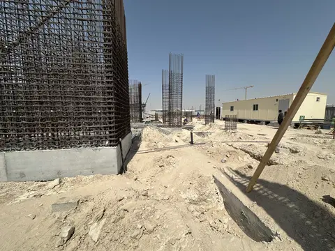 Ход строительства Altair 52, Dubai South Residential District — 24 сентября 2026, готовность 10,06%, снимок 2 из 5