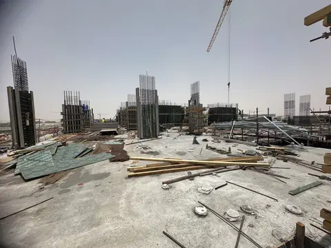 Myra Residences, Dubai South Residential District construction progress — 16 July 2026, 13.89% complete, photo 3 of 4