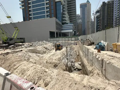 Burj Capital, Business Bay construction progress — 28 July 2026, 1.50% complete, photo 4 of 5
