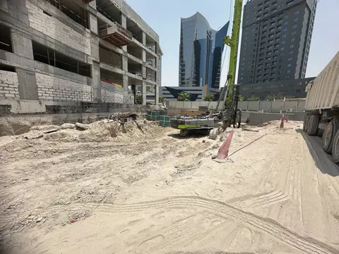 Burj Capital, Business Bay construction progress — 28 July 2026, 1.50% complete, photo 3 of 5