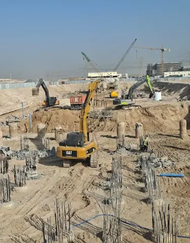 Ход строительства Damac Riverside Views - Azure 1, DAMAC Riverside Views — 30 сентября 2026, готовность 5.45%, снимок 2 из 4