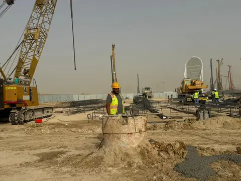 Damac Riverside Views - Indigo 1, DAMAC Riverside Views construction progress — 5 November 2025, 0.93% complete, photo 1 of 8
