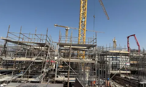 Damac Riverside Views - Indigo 1, DAMAC Riverside Views construction progress — 30 September 2026, 12.13% complete, photo 1 of 5