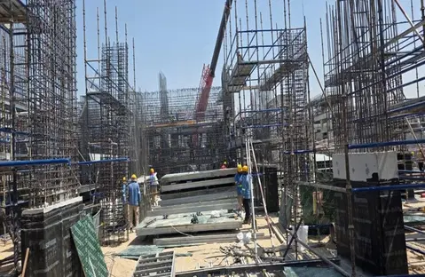 Damac Riverside Views - Indigo 2, DAMAC Riverside Views construction progress — 30 September 2026, 12.00% complete, photo 4 of 6
