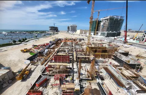 Ход строительства Cotier House 2, Dubai Islands — 21 апреля 2026, готовность 8.86%, снимок 4 из 6