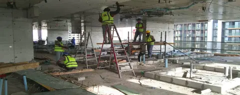Samha Residence 2, Jumeirah Village Circle construction progress — 25 March 2026, 34.50% complete, photo 5 of 10