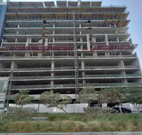Samha Residence 2, Jumeirah Village Circle construction progress — 25 March 2026, 34.50% complete, photo 4 of 10