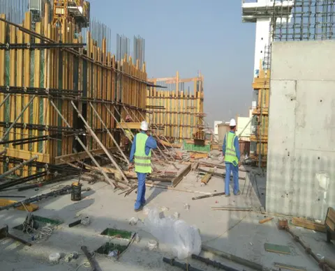 Samha Residence 2, Jumeirah Village Circle construction progress — 25 March 2026, 34.50% complete, photo 1 of 10