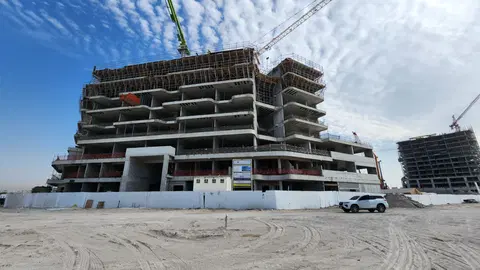 Dreamlife Residences, Dubai Islands construction progress — 29 April 2026, 21.35% complete, photo 6 of 7