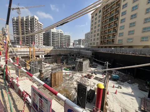 Ход строительства Cove Edition Residence 5, DubaiLand Residence Complex — 26 февраля 2026, готовность 9.14%, снимок 3 из 8